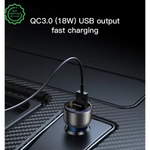 شارژر فندکی فست شارژ 48W PD دو پورت مدل Yesido Y52 (100% اورجینال)