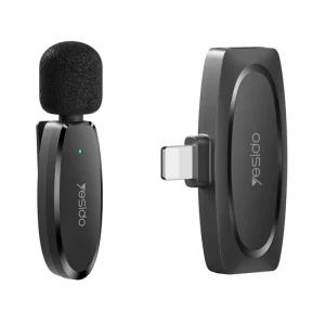 میکروفن بیسیم یقه ای مدل پورت Lightning از برند یسیدو مدل Yesido KR12 (نسخه اورجینال وارداتی)