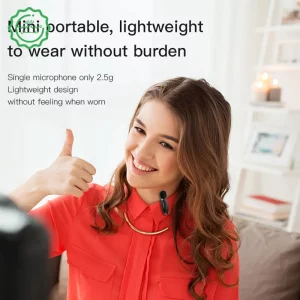 میکروفن بیسیم یقه ای مدل پورت Lightning از برند یسیدو مدل Yesido KR12 (نسخه اورجینال وارداتی)