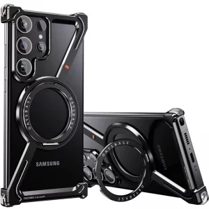 کاور آلومینیومی مگ سیف دار برندOATSBASF مدل METAL Z مناسب برای گوشی Samsung Galaxy S25 Ultra