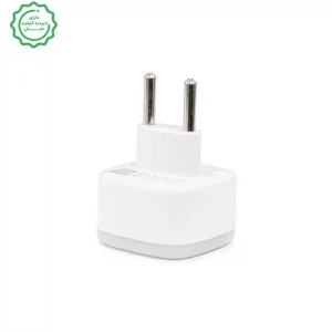 مبدل آداپتور 3 به 2 چراغ دار مدل آریا Aria M03
