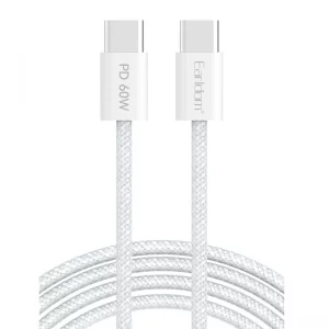 کابل شارژ USB-C به USB-C به طول 2 متر 60W مدل Earldom EC-190C-C (100% اورجینال)
