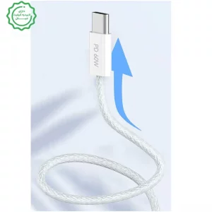کابل شارژ USB-C به USB-C به طول 2 متر 60W مدل Earldom EC-190C-C (100% اورجینال)