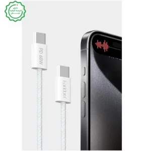 کابل شارژ USB-C به USB-C به طول 2 متر 60W مدل Earldom EC-190C-C (100% اورجینال)