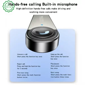 دانگل و گیرنده بلوتوثی USB از برند یسیدو مدل YESIDO YAU81 (100% اورجینال)