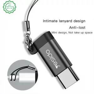 مبدل OTG مدل USB-C به Micro از برند یسیدو Yesido GS04
