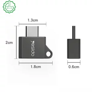 مبدل OTG مدل Type-C به USB از برند یسیدو Yesido GS08