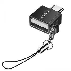 مبدل OTG مدل Type-C به USB از برند یسیدو Yesido GS08 (100% اورجینال)