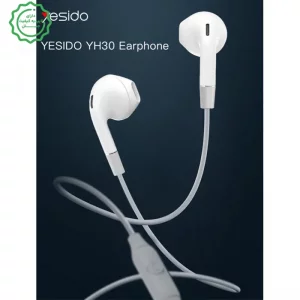 هندزفری سیم دار جک 3.5MM مدل مکالمه دار HD از برند Yesido YH30 (100% اورجینال)