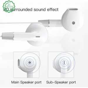 هندزفری سیم دار جک 3.5MM مدل مکالمه دار HD از برند Yesido YH30 (100% اورجینال)