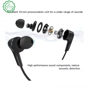 هندزفری سیم دار جک 3.5MM مدل مکالمه دار از برند Yesido YH25 (100% اورجینال)