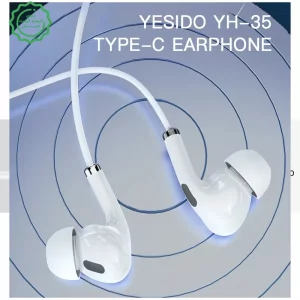 هندزفری سیم دار USB-C مدل مکالمه دار DECODE از برند Yesido YH35 (100% اورجینال)