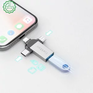 مبدل OTG مدل 3in1 به USB 3.0 ایرلدوم Earldom OT93 (100% اورجینال)