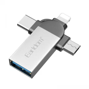 مبدل OTG مدل 3in1 به USB 3.0 ایرلدوم Earldom OT93 (100% اورجینال)