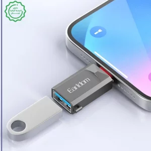 مبدل OTG مدل Lightning به USB 3.0 ایرلدوم Earldom OT87L (100% اورجینال)