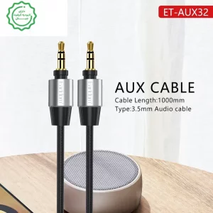 کابل AUX یک متری مدل دو سر جک 3.5 میلی متر ایرلدوم Earldom AUX32 (100% اورجینال)