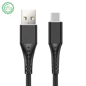 کابل فست شارژ Type-C برزنتی با سرعت 5A مدل FT-226