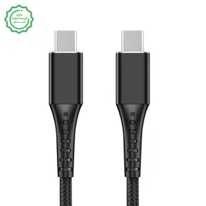 کابل فست شارژ دو سر Type-C برزنتی با سرعت 5A مدل FT-218