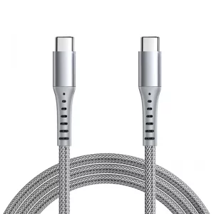 کابل فست شارژ دو سر Type-C برزنتی با سرعت 5A مدل FC-218