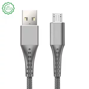 کابل فست شارژ Micro برزنتی با سرعت 3A مدل FP-124