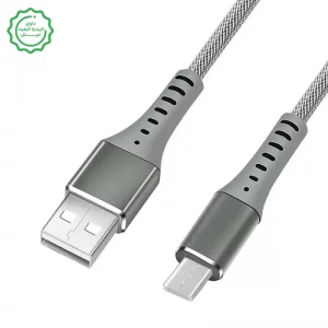 کابل فست شارژ Micro برزنتی با سرعت 3A مدل FP-124