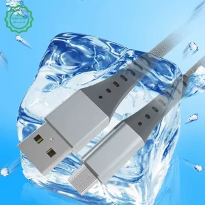 کابل فست شارژ Micro برزنتی با سرعت 3A مدل FP-124