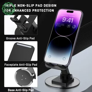 پایه نگهدارنده رومیزی گوشی و تبلت با قابلیت تنظیم ارتفاع 360 درجه