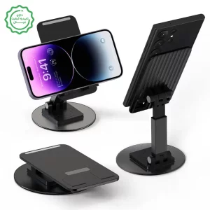 پایه نگهدارنده رومیزی گوشی و تبلت با قابلیت تنظیم ارتفاع 360 درجه