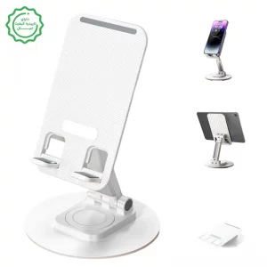 پایه نگهدارنده رومیزی گوشی و تبلت با قابلیت تنظیم ارتفاع 360 درجه
