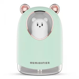 دستگاه بخور سرد عروسکی طرح خرس چراغ دار حجم 300 میلی لیتر