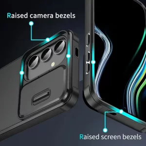 قاب گوشی ایربگ دار اسلاید کمرا مناسب برای موبایل Samsung Galaxy S23 FE