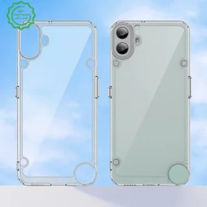 کاور شفاف مناسب برای گوشی Nothing cmf Phone 1 مدل دور ژله ای پشت طلق