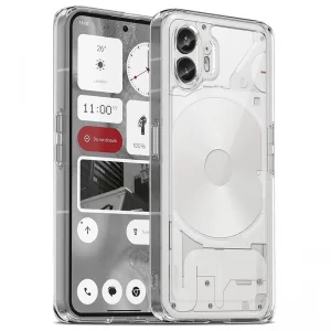 کاور شفاف مناسب برای گوشی Nothing Phone 2 مدل دور ژله ای پشت طلق