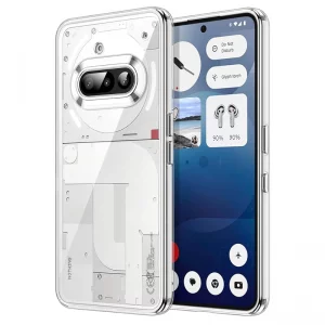 کاور شفاف مناسب برای گوشی Nothing Phone 3A مدل دور ژله ای پشت طلق
