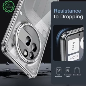 کاور شفاف مناسب برای گوشی Nothing Phone 3A Pro مدل دور ژله ای پشت طلق
