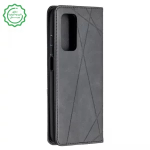 کیف چرمی Xiaomi 10T / 10T Pro مدل لپ تاپی جاکارتی دار