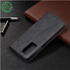 کیف چرمی Xiaomi 10T / 10T Pro مدل لپ تاپی جاکارتی دار