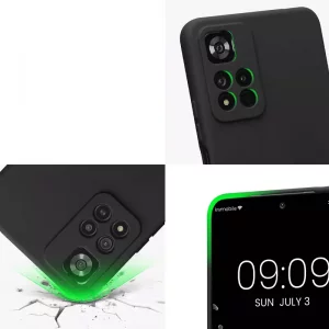 کاور گوشی لیکویید Xiaomi Redmi Note 11 Pro Plus 5G مدل زیر بسته محافظ لنزدار