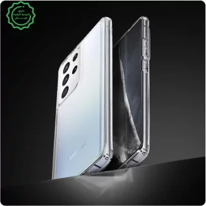 کاور شفاف اورجینال برای گوشی Samsung Galaxy S21 Ultra  دکمه فلزی از برند برلیا