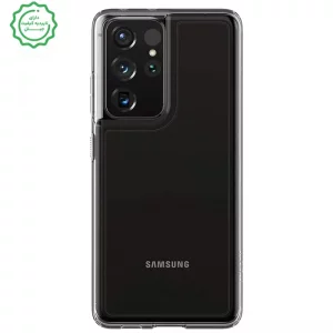 کاور شفاف اورجینال برای گوشی Samsung Galaxy S21 Ultra  دکمه فلزی از برند برلیا