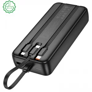 پاوربانک 20.000 میلی آمپر توان 22.5W و 20W PD به همراه کابل مدل Hoco J132A (100% اورجینال)