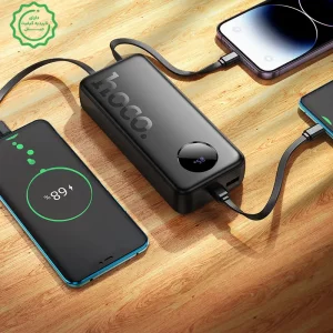 پاوربانک 20.000 میلی آمپر توان 22.5W و 20W PD به همراه کابل مدل Hoco J132A (100% اورجینال)