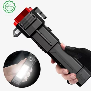 چراغ قوه 4 حالته 8 کاره مدل شارژی