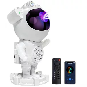 چراغ خواب آدم فضایی اتاق کودک مدل اسپیکر دار بلوتوثی