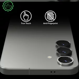 محافظ لنز دوربین Samsung Galaxy S25 Plus رینگی مدل شیشه ای آلومینیومی
