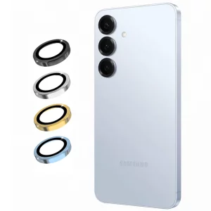 محافظ لنز دوربین Samsung Galaxy S25 Plus رینگی مدل شیشه ای آلومینیومی