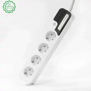 چند راهی برق و محافظ ولتاژ با کابل 1.8 متری و نشانگر LED مدل Hadron P244