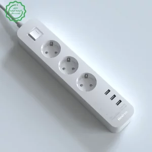 سه راهی محافظ برق با کابل 1.8 متری و 3 پورت شارژ مدل Hadron P323