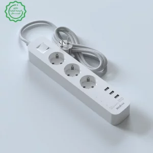 سه راهی محافظ برق با کابل 1.8 متری و 3 پورت شارژ مدل Hadron P323