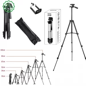 سه پایه دوربین با قابلیت تنظیم ازتفاع مدل تری پاد Tripod 3120A